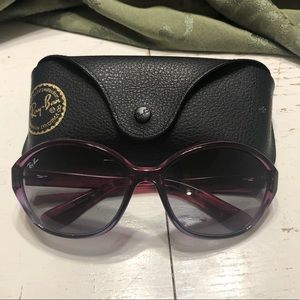 Preloved Ray Bans RB4164 amethyst